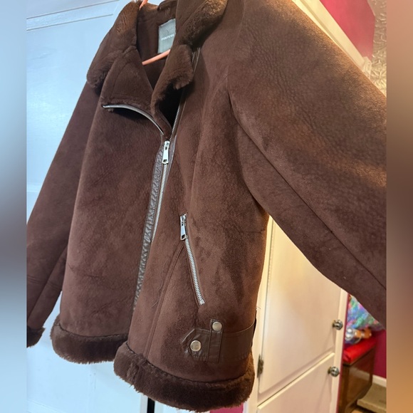 Maurices Chocolate Brown Teddy Jacket NEW - Picture 6 of 13